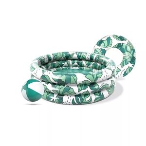 Tropical Leaf Inflatable Pool Set